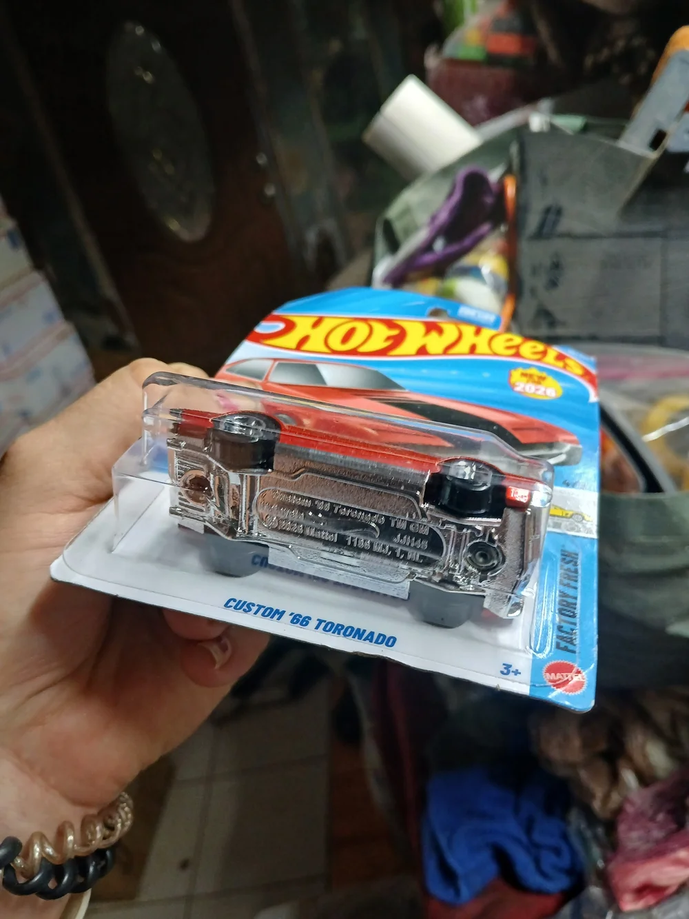 red Hot Wheels Custom '66 Toronado from the 2026 mainline [Factory Fresh series
